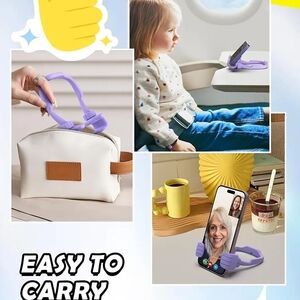 Purple Flexible Phone Holder